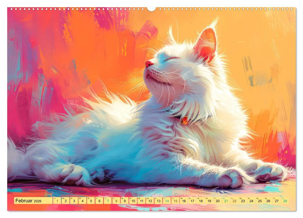 Bild: 9783457395950 | Tiere im Pop Art Kleid (Wandkalender 2026 DIN A2 quer), CALVENDO...