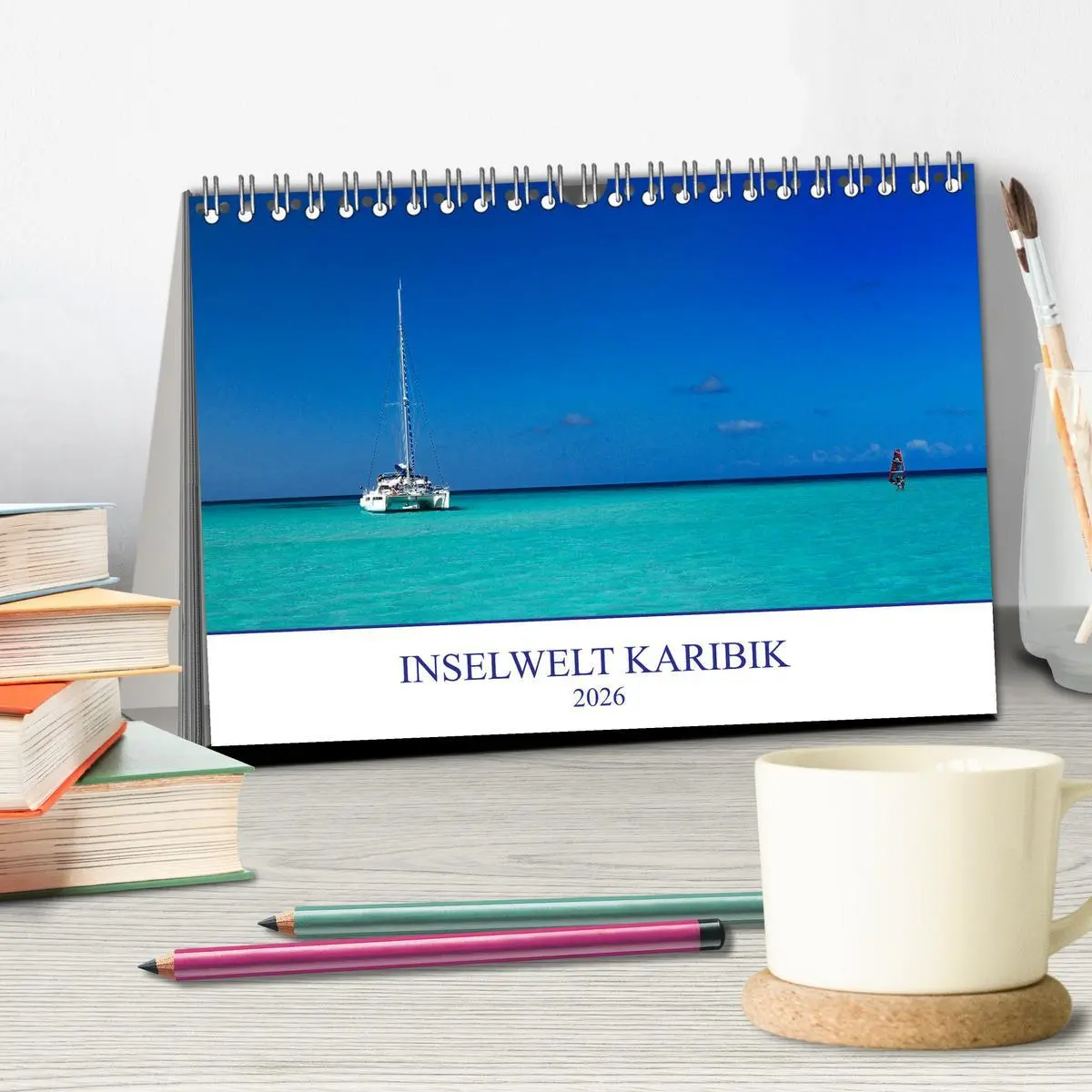 Bild: 9783457915950 | Inselwelt Karibik (Tischkalender 2026 DIN A5 quer), CALVENDO...