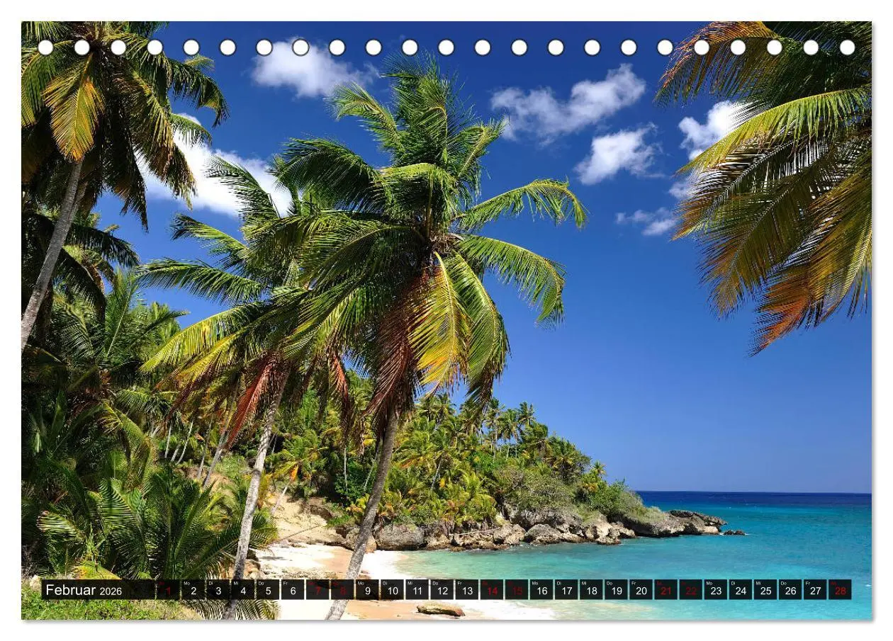 Bild: 9783457915950 | Inselwelt Karibik (Tischkalender 2026 DIN A5 quer), CALVENDO...