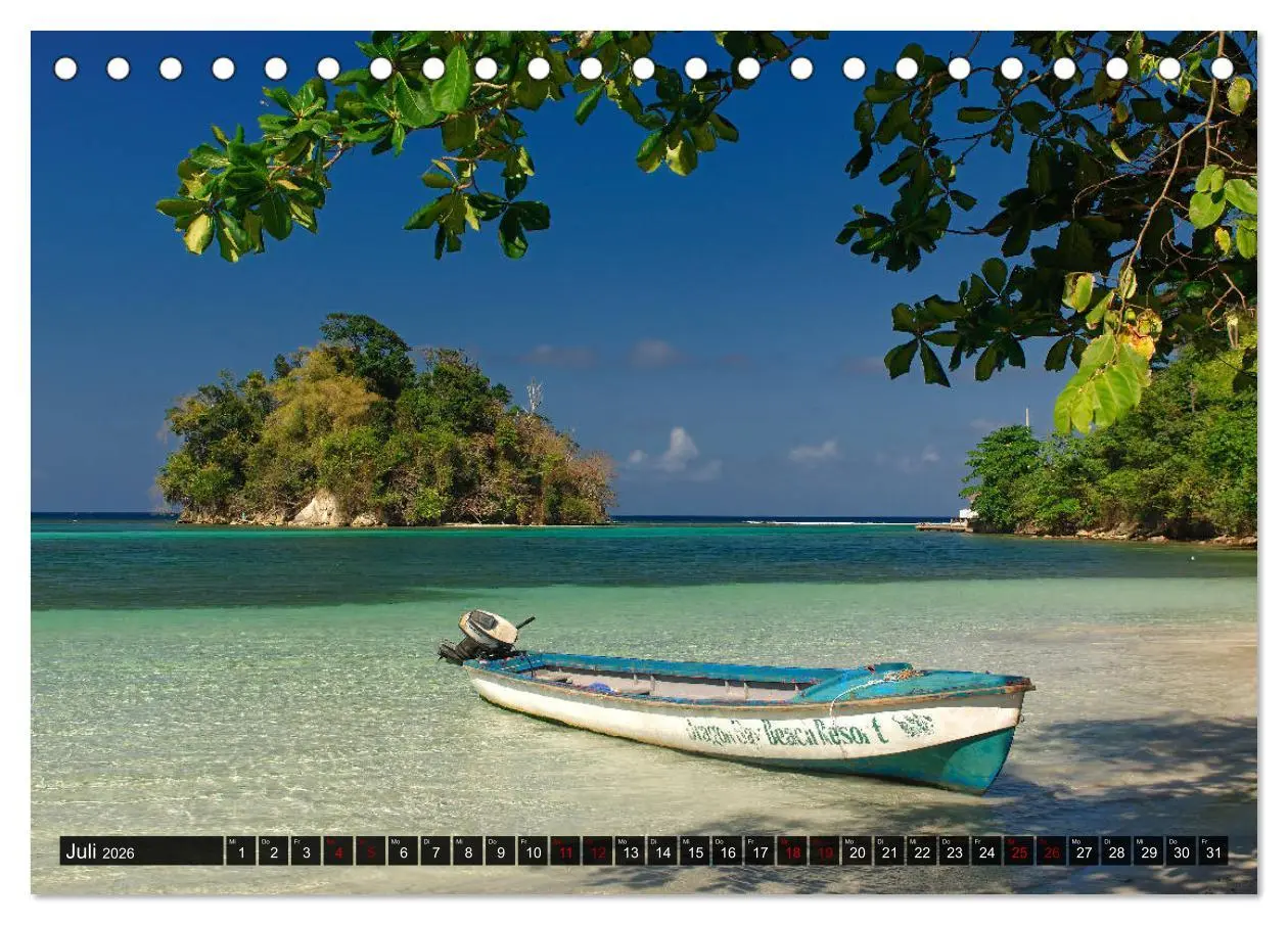 Bild: 9783457915950 | Inselwelt Karibik (Tischkalender 2026 DIN A5 quer), CALVENDO...