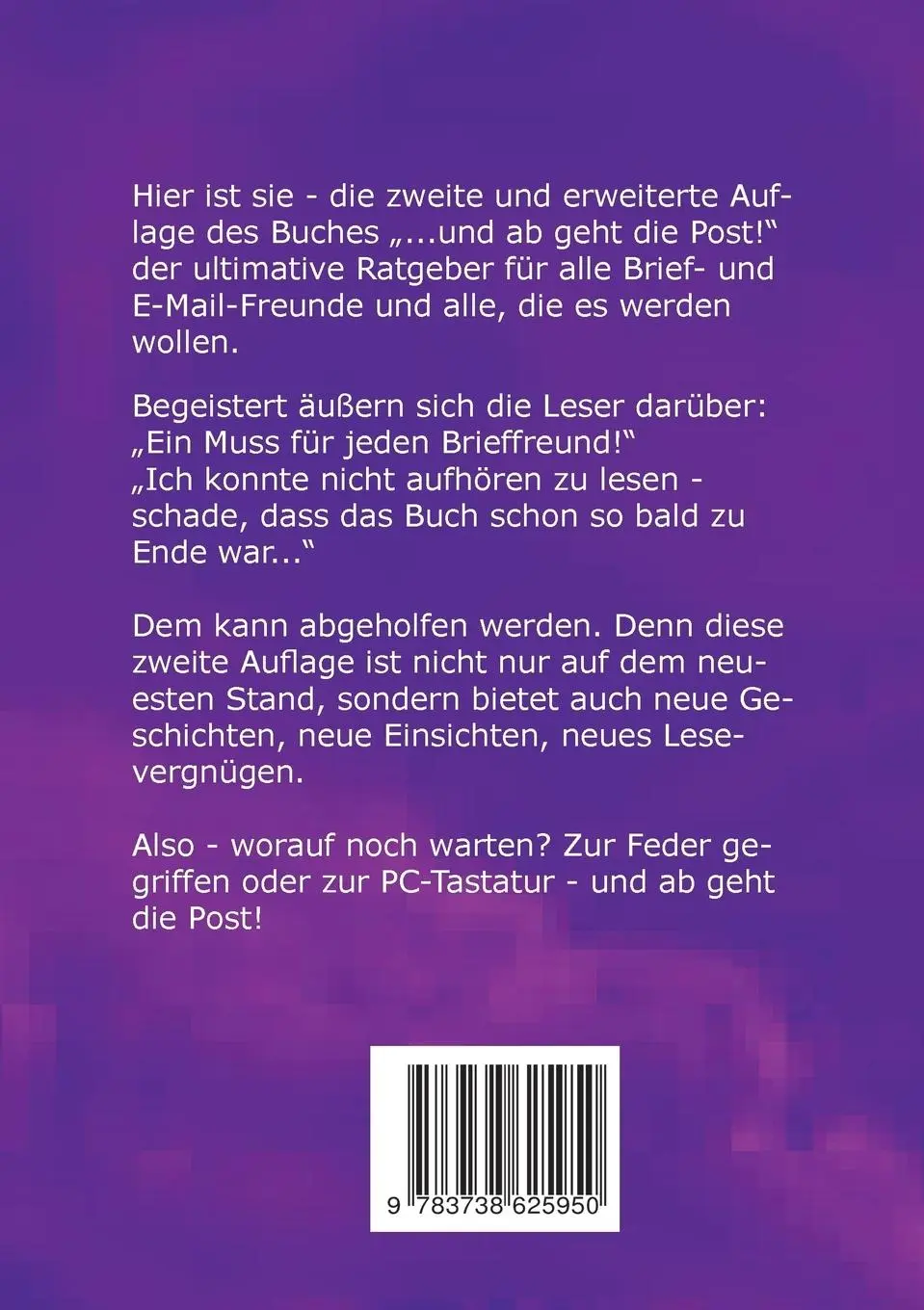 Rückseite: 9783738625950 | ...und ab geht die Post! | Adelheid Bürkle | Taschenbuch | 140 S.