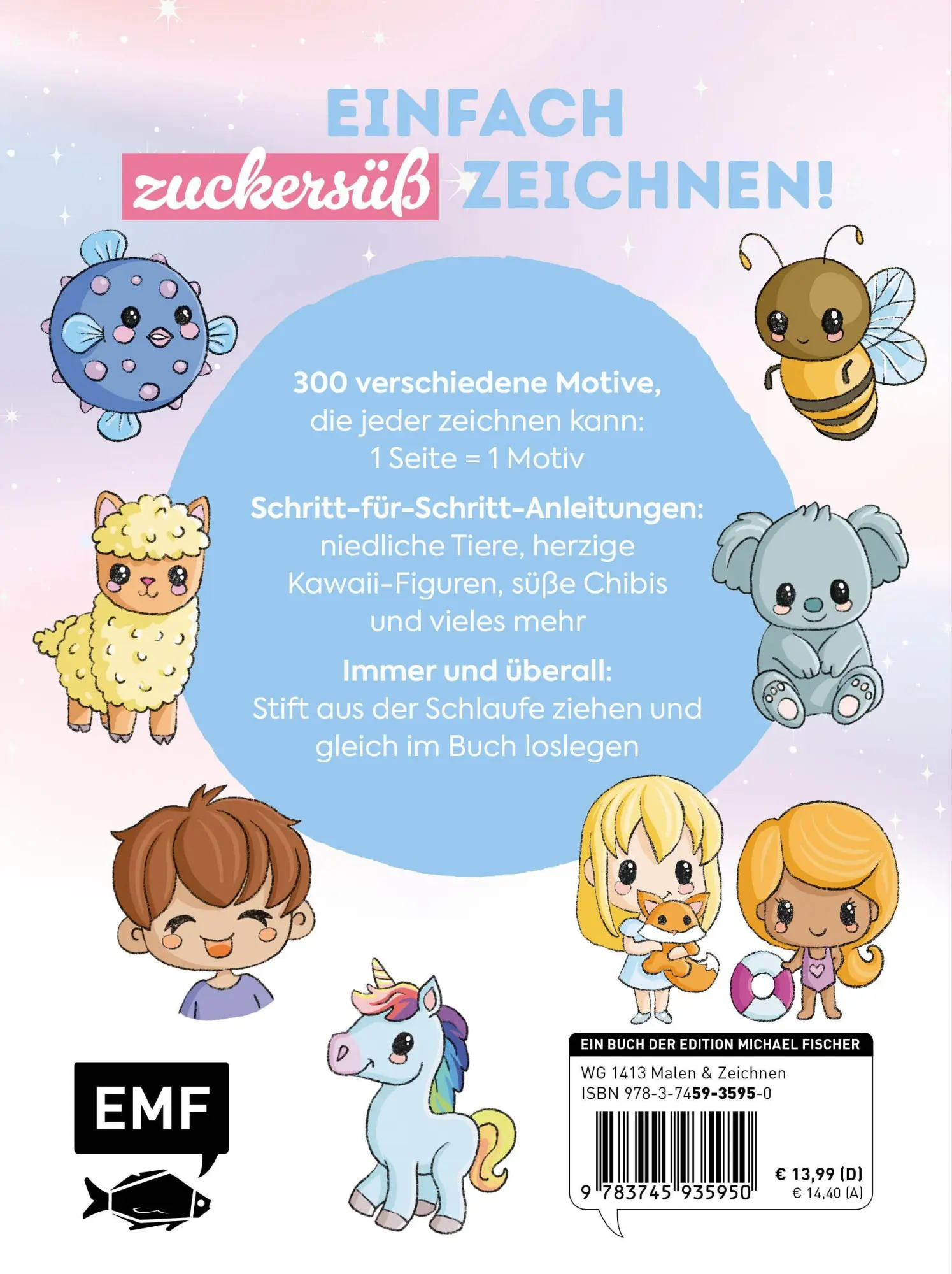 Autor: 9783745935950 | 300 Motive zeichnen - Supersweet Kawaii | Lise Herzog | Taschenbuch