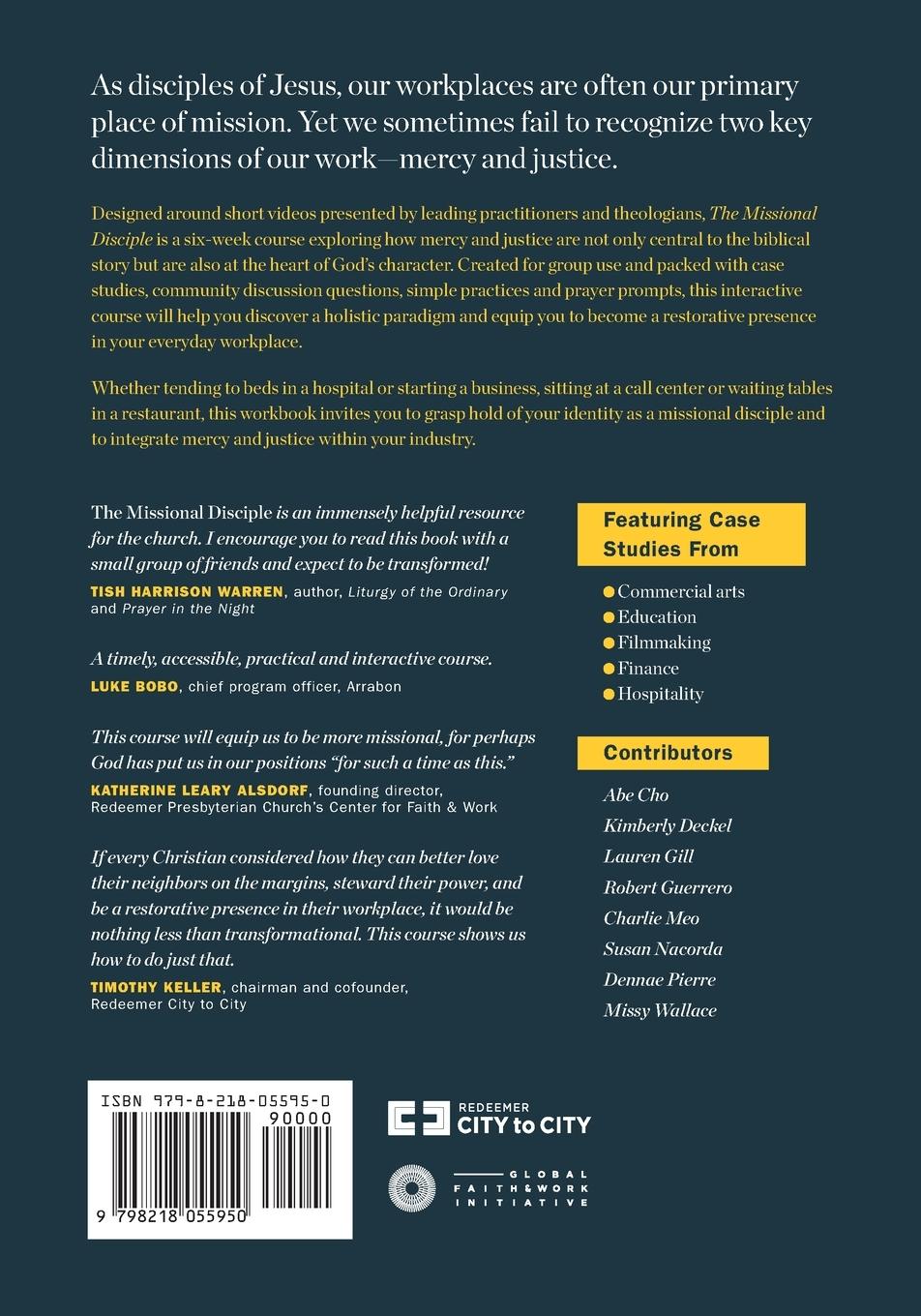 Rückseite: 9798218055950 | The Missional Disciple | Pursuing Mercy &amp; Justice at Work | City