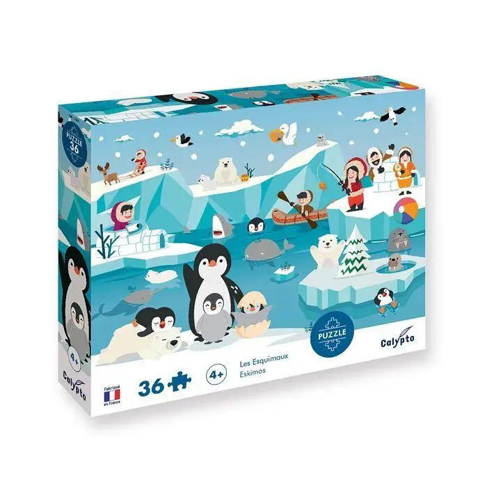 Cover: 3373910076050 | Polartiere 36 Teile Puzzle | Herausgegeben von CALYPTO | Spiel | 2025