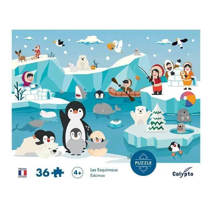Bild: 3373910076050 | Polartiere 36 Teile Puzzle | Herausgegeben von CALYPTO | Spiel | 2025