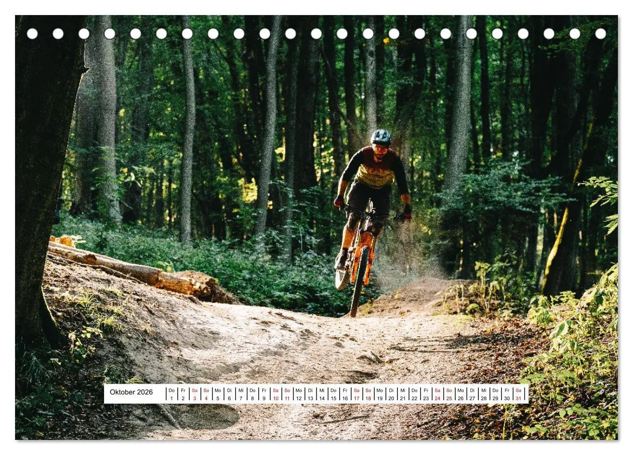 Bild: 9783457666050 | Mountainbike Trail-Action (Tischkalender 2026 DIN A5 quer),...