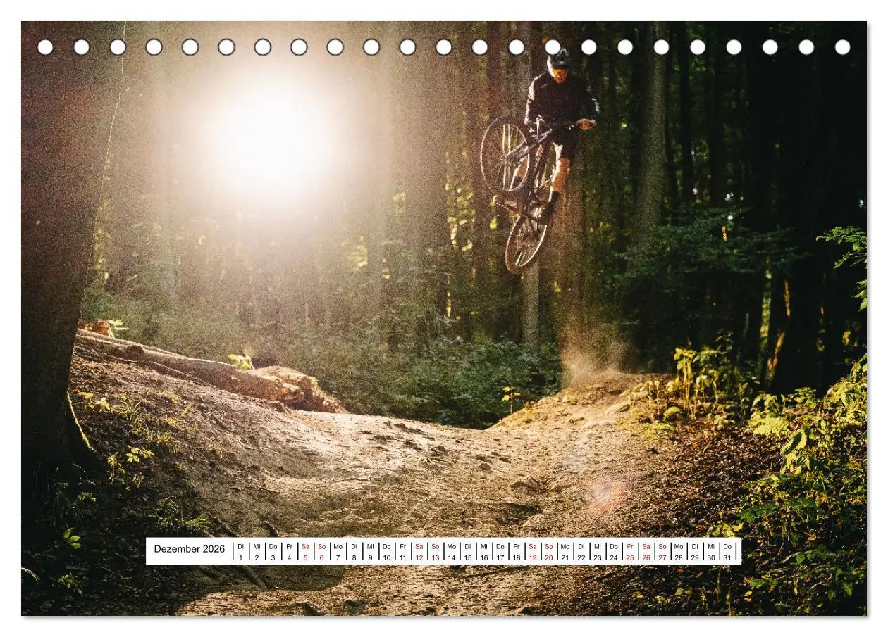 Bild: 9783457666050 | Mountainbike Trail-Action (Tischkalender 2026 DIN A5 quer),...