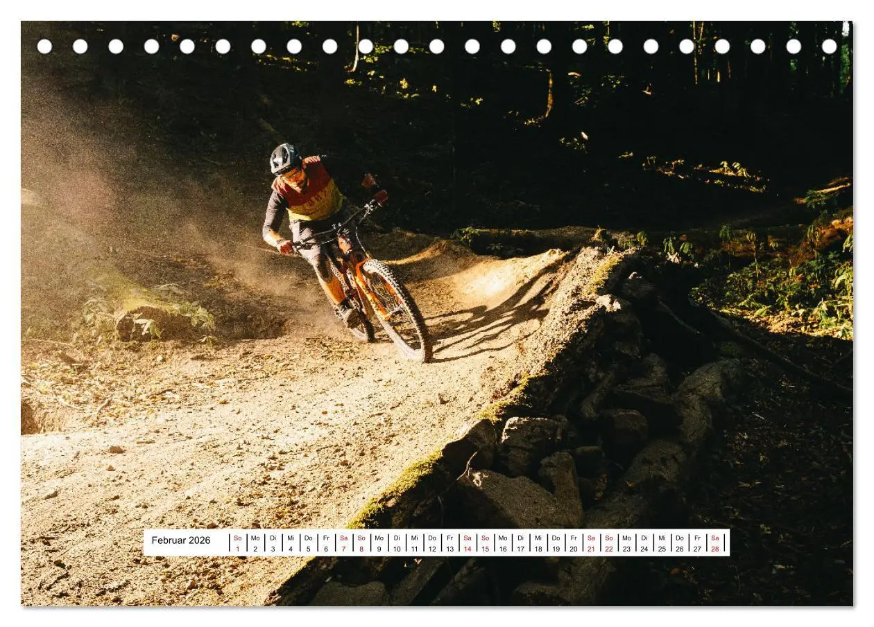 Bild: 9783457666050 | Mountainbike Trail-Action (Tischkalender 2026 DIN A5 quer),...