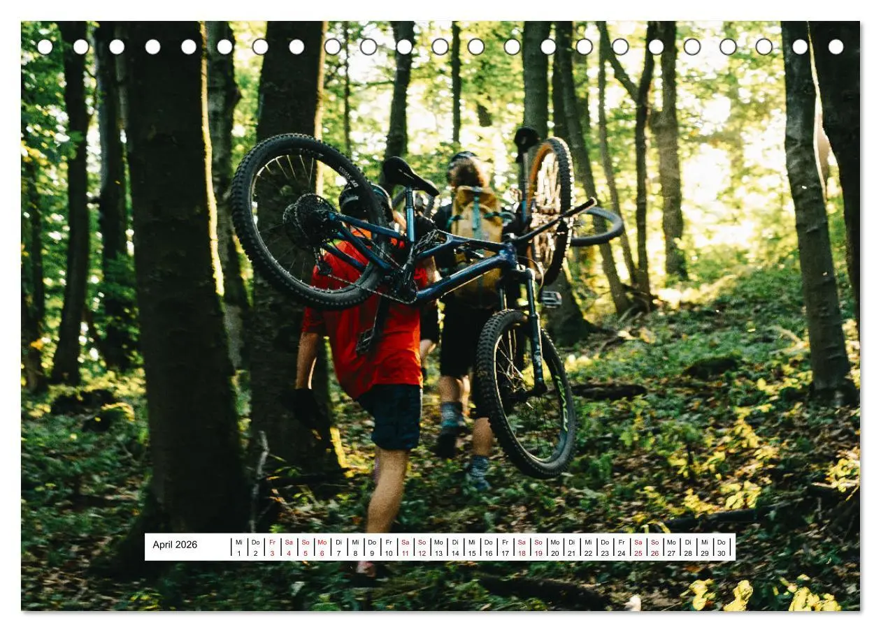 Bild: 9783457666050 | Mountainbike Trail-Action (Tischkalender 2026 DIN A5 quer),...