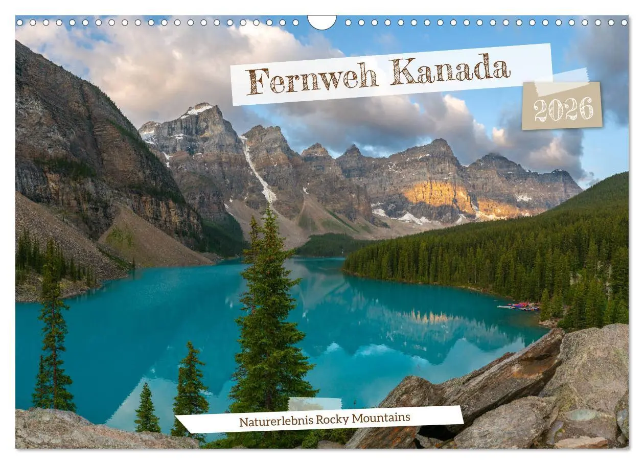 Cover: 9783457736050 | Fernweh Kanada - Naturerlebnis Rocky Mountains (Wandkalender 2026...