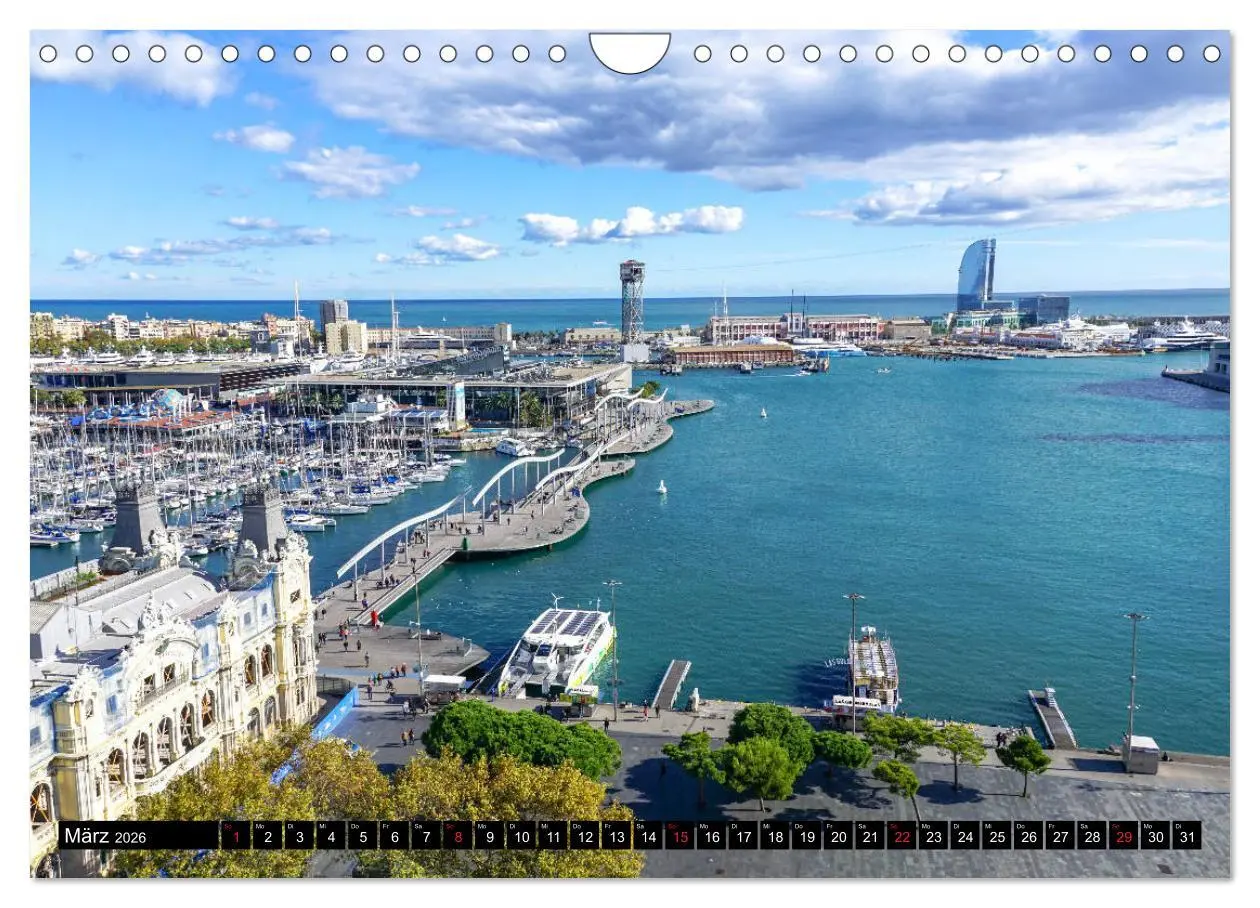 Bild: 9783457806050 | Barcelona - Über den Dächern Kataloniens (Wandkalender 2026 DIN A4...
