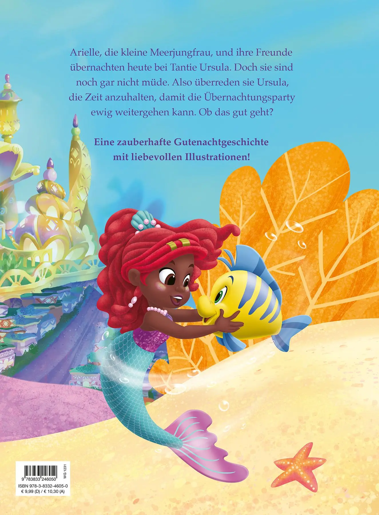 Rückseite: 9783833246050 | Disney Junior Arielle: Meine liebste Gutenachtgeschichte | Disney
