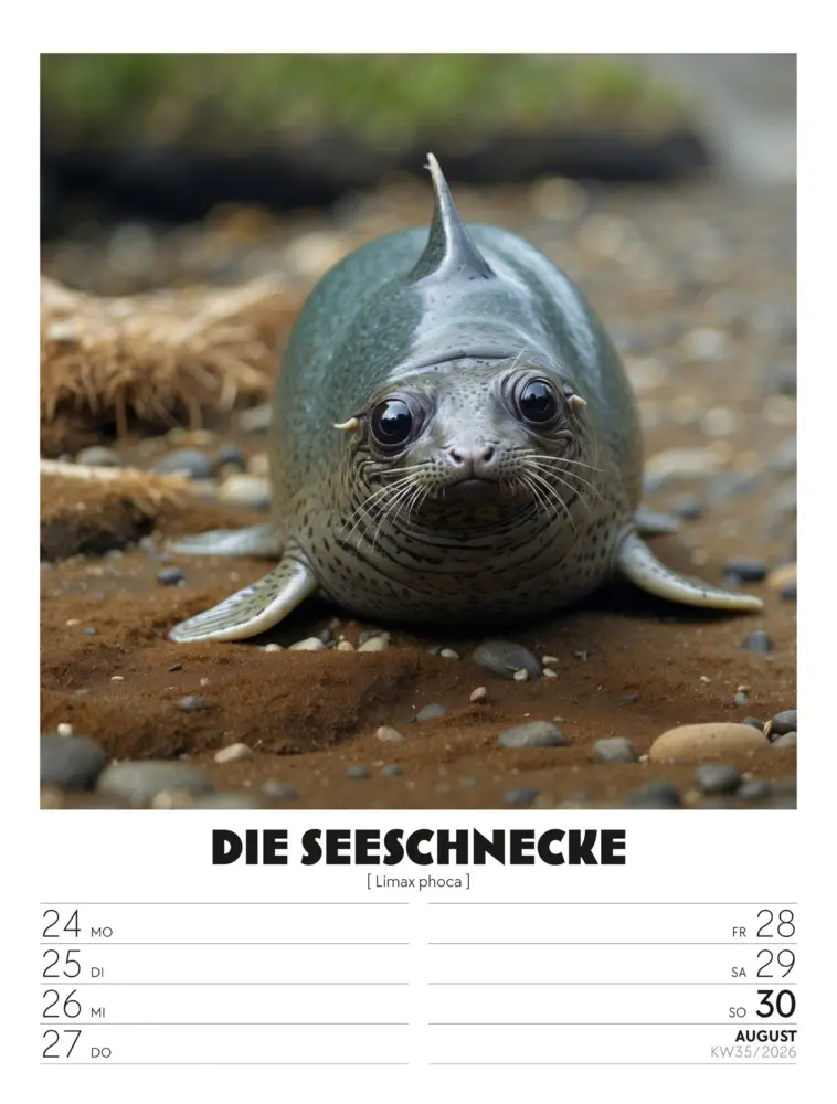 Bild: 9783838436050 | Verrücktes Tierleben Wochenplaner mit KI-Bildern Kalender 2026 | GmbH