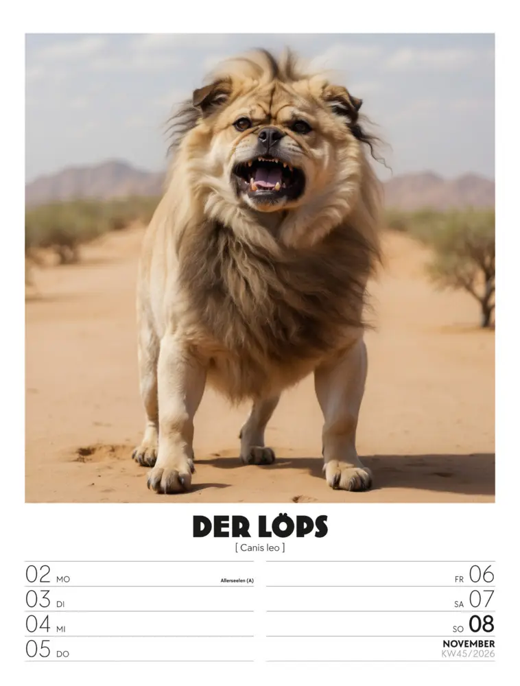 Bild: 9783838436050 | Verrücktes Tierleben Wochenplaner mit KI-Bildern Kalender 2026 | GmbH