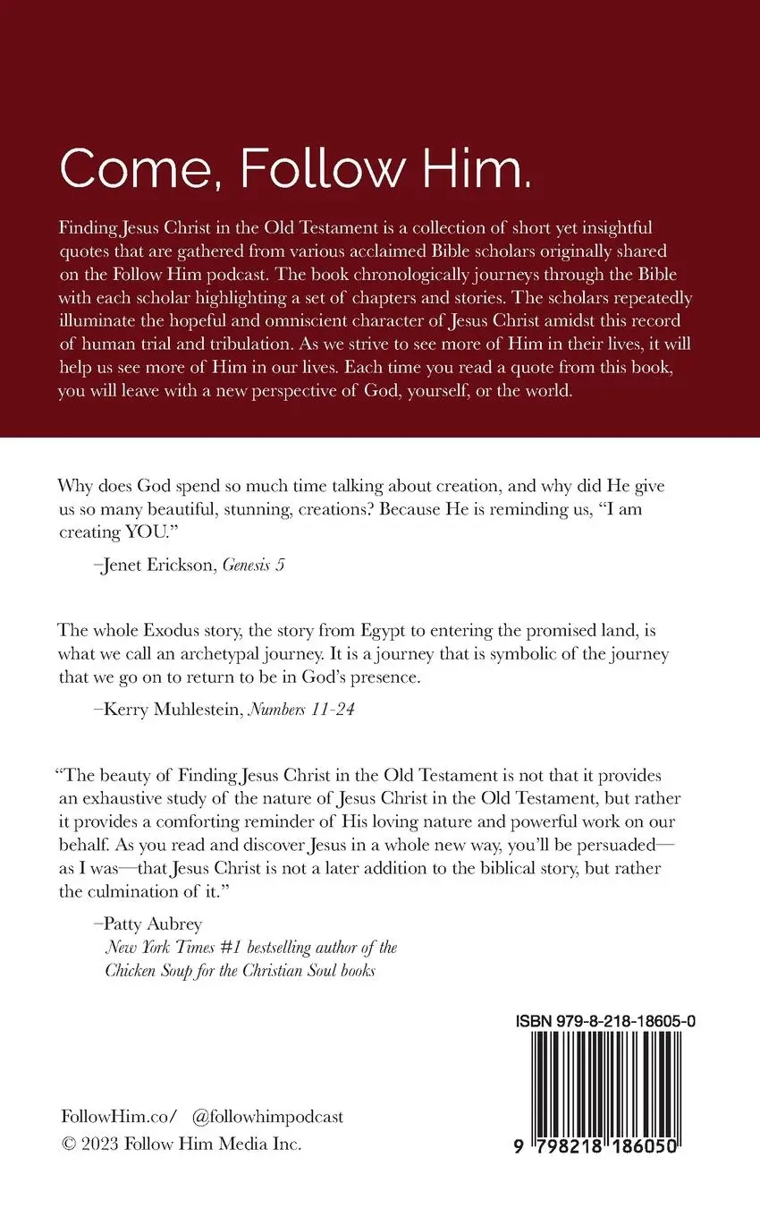 Rückseite: 9798218186050 | Finding Jesus Christ In the Old Testament | Olivia Evans | Taschenbuch