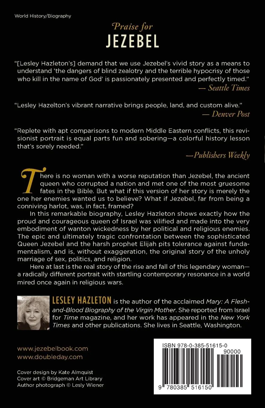 Rückseite: 9780385516150 | Jezebel | The Untold Story of the Bible's Harlot Queen | Hazleton