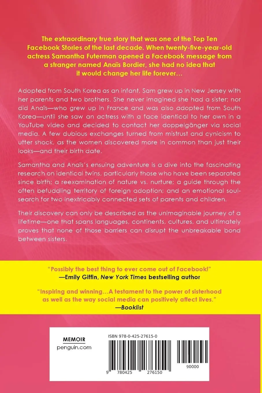 Rückseite: 9780425276150 | Separated @ Birth | A True Love Story of Twin Sisters Reunited | Buch