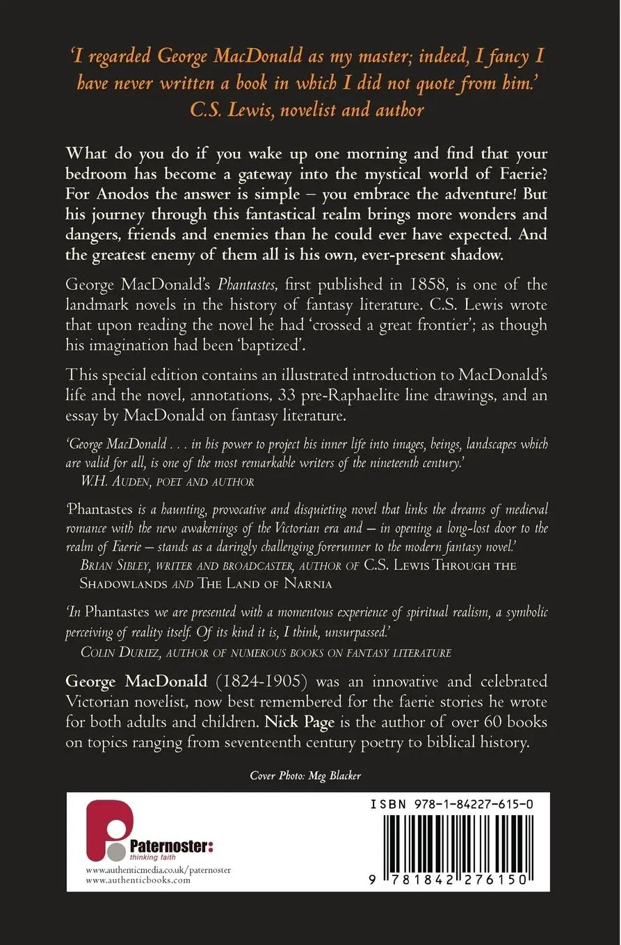 Rückseite: 9781842276150 | Phantastes (150th Anniversary Edition) | George Macdonald | Buch