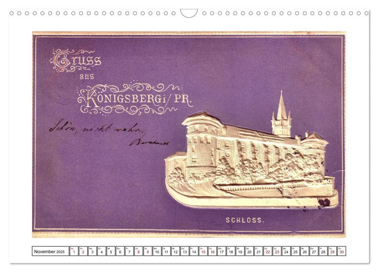 Bild: 9783435326150 | Gruss aus Königsberg (Wandkalender 2025 DIN A3 quer), CALVENDO...