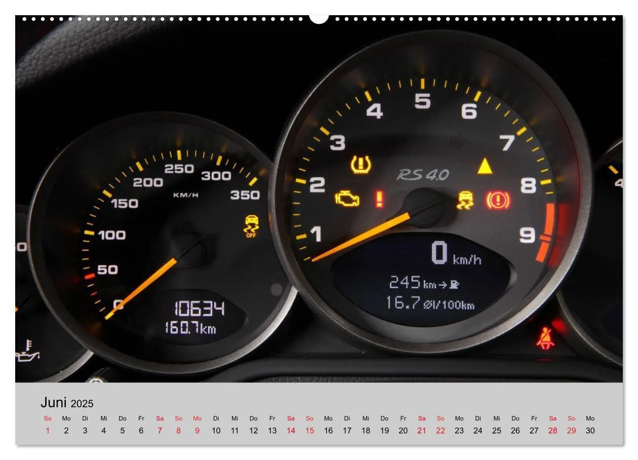 Bild: 9783435706150 | Porsche GT3RS 4,0 (Wandkalender 2025 DIN A2 quer), CALVENDO...