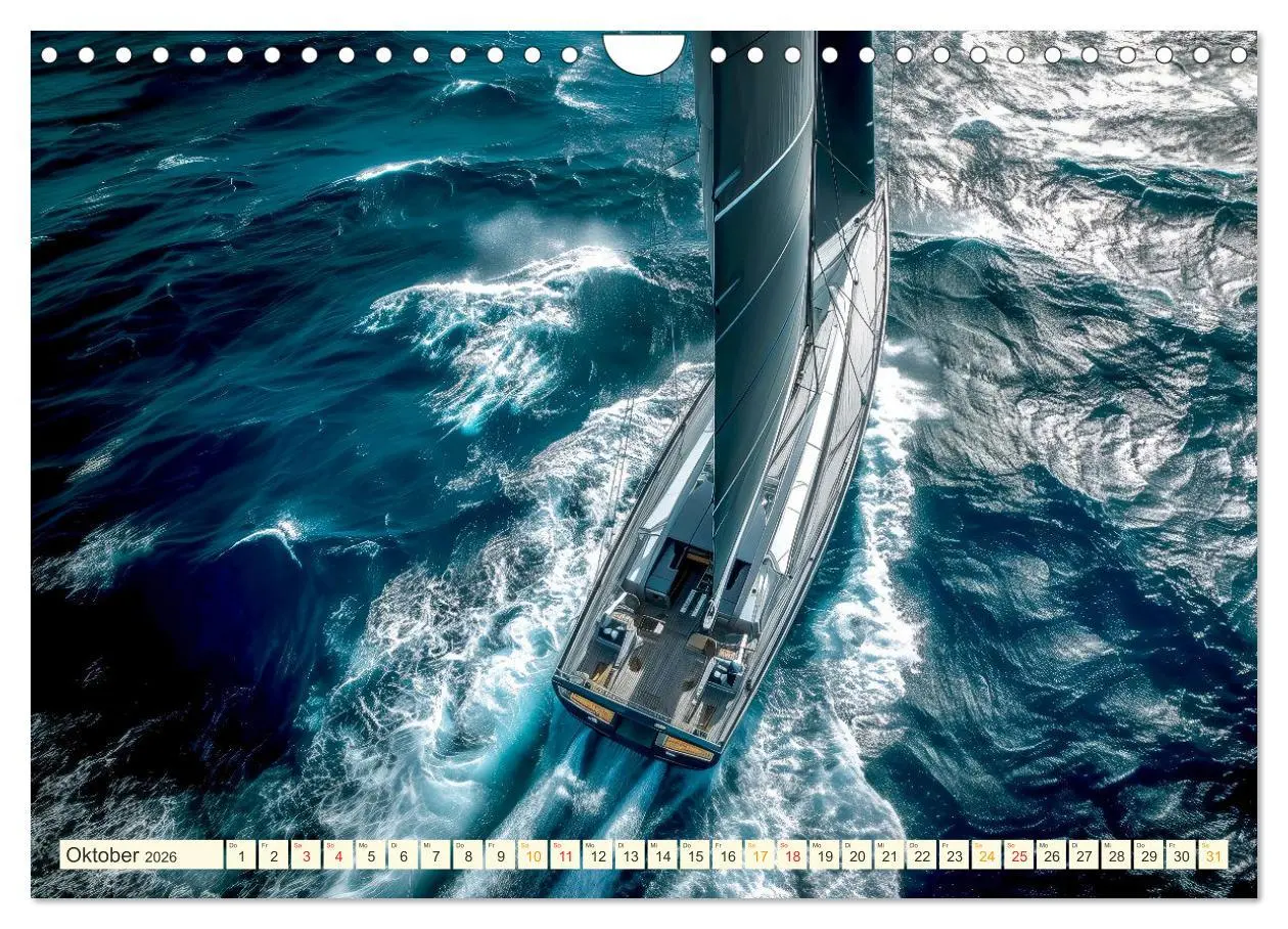 Bild: 9783457346150 | Segeln - schöne Momente (Wandkalender 2026 DIN A4 quer), CALVENDO...