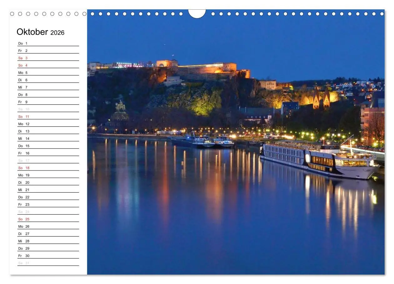 Bild: 9783516056150 | Der Koblenz Kalender (Wandkalender 2026 DIN A3 quer), CALVENDO...