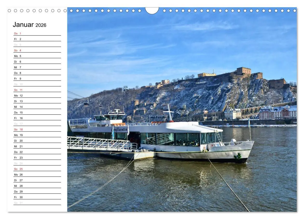 Bild: 9783516056150 | Der Koblenz Kalender (Wandkalender 2026 DIN A3 quer), CALVENDO...