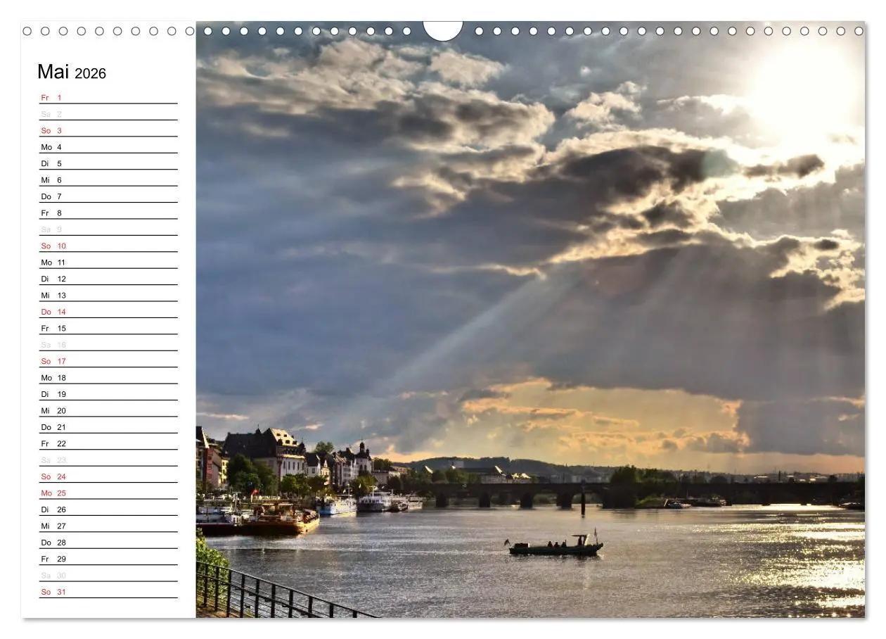 Bild: 9783516056150 | Der Koblenz Kalender (Wandkalender 2026 DIN A3 quer), CALVENDO...