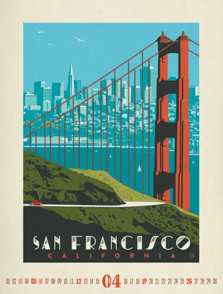 Bild: 9783838426150 | Travel Time Plakate-Kalender 2026 | Ackermann Kunstverlag GmbH | 14 S.