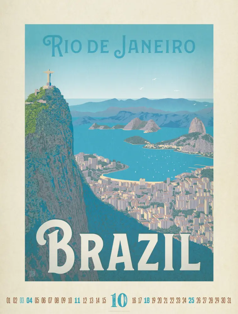 Bild: 9783838426150 | Travel Time Plakate-Kalender 2026 | Ackermann Kunstverlag GmbH | 14 S.