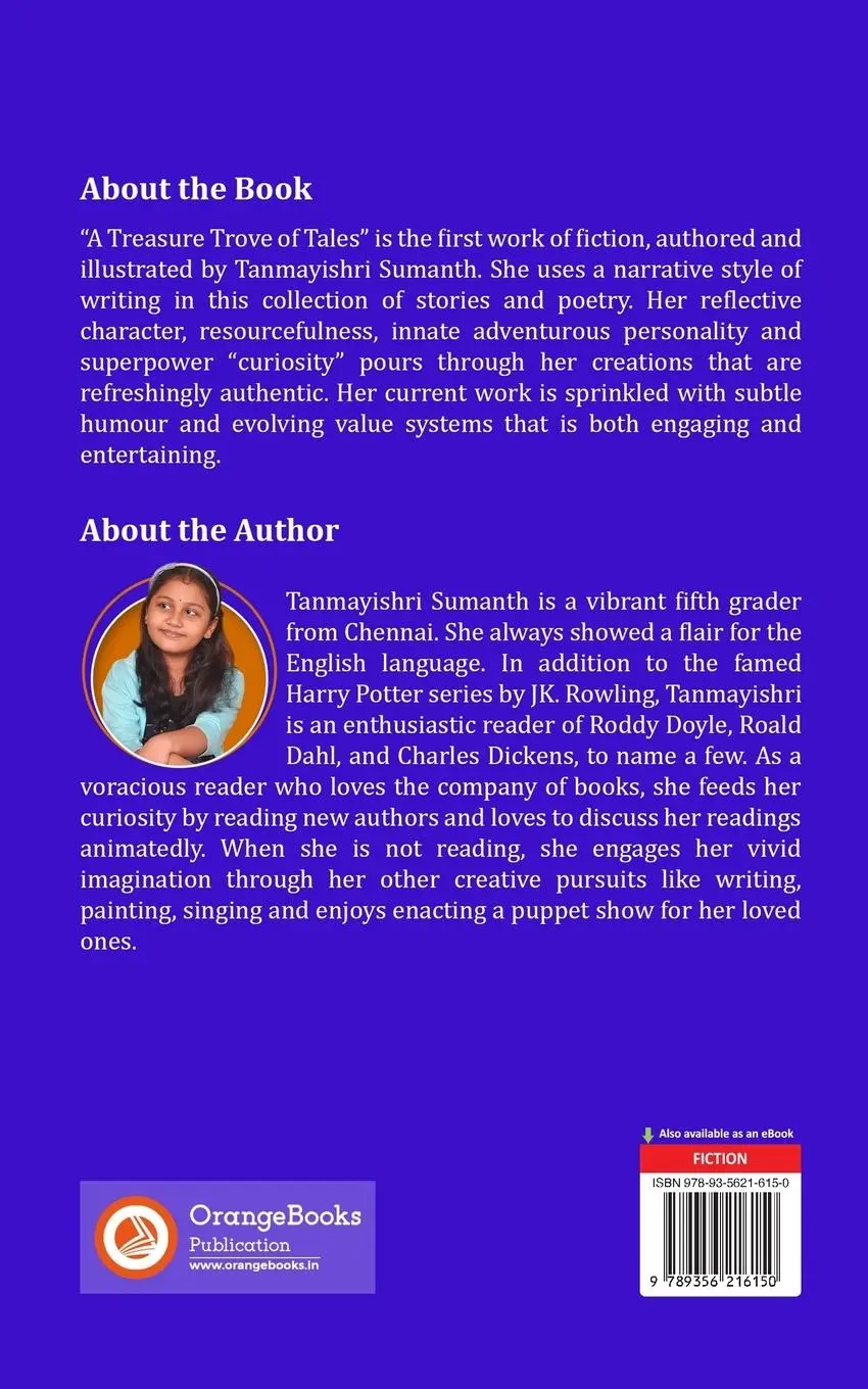 Rückseite: 9789356216150 | A Treasure Trove of Tales | Tanmayishri Sumanth | Taschenbuch | 2024