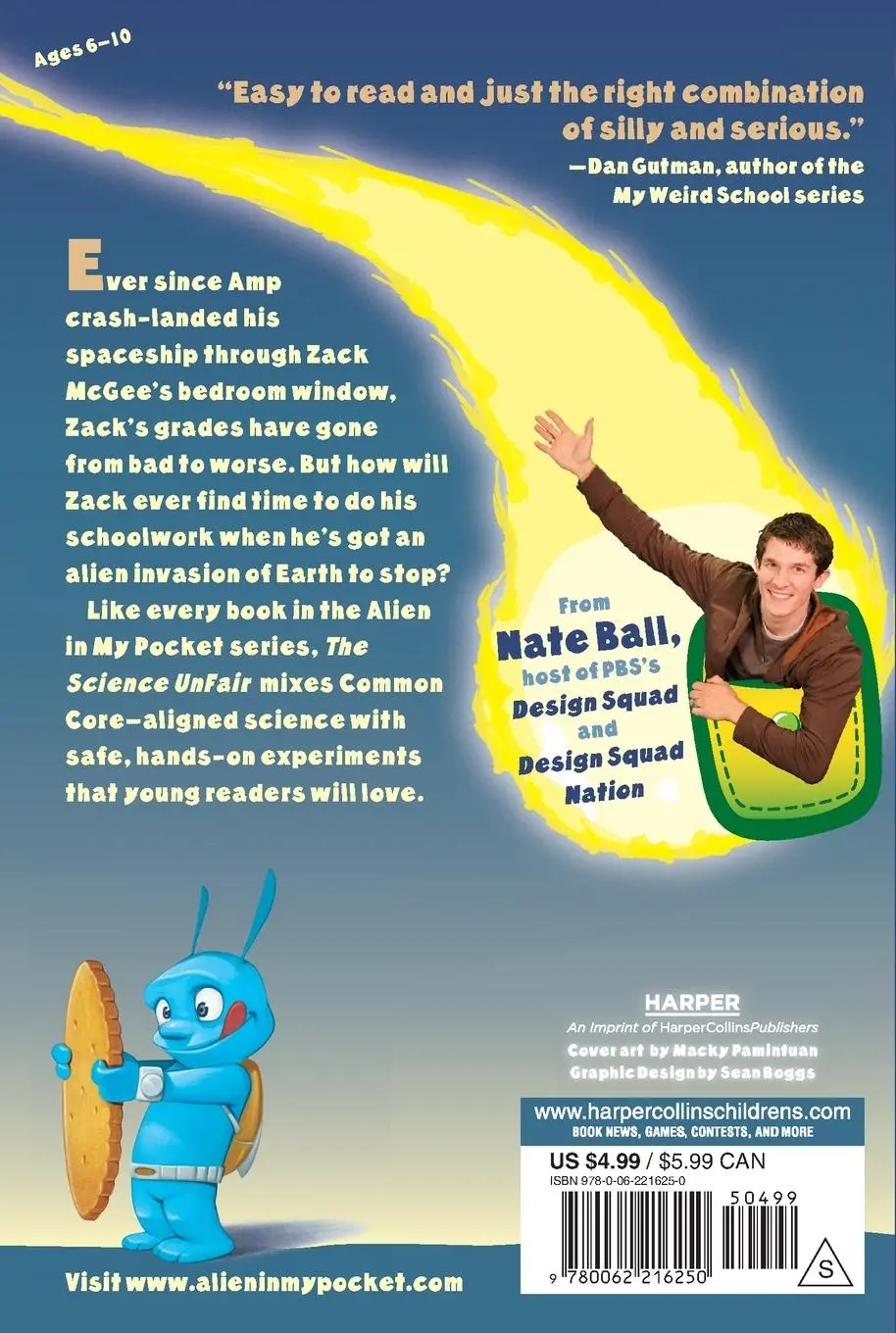 Rückseite: 9780062216250 | Alien in My Pocket #2 | The Science UnFair | Nate Ball | Taschenbuch