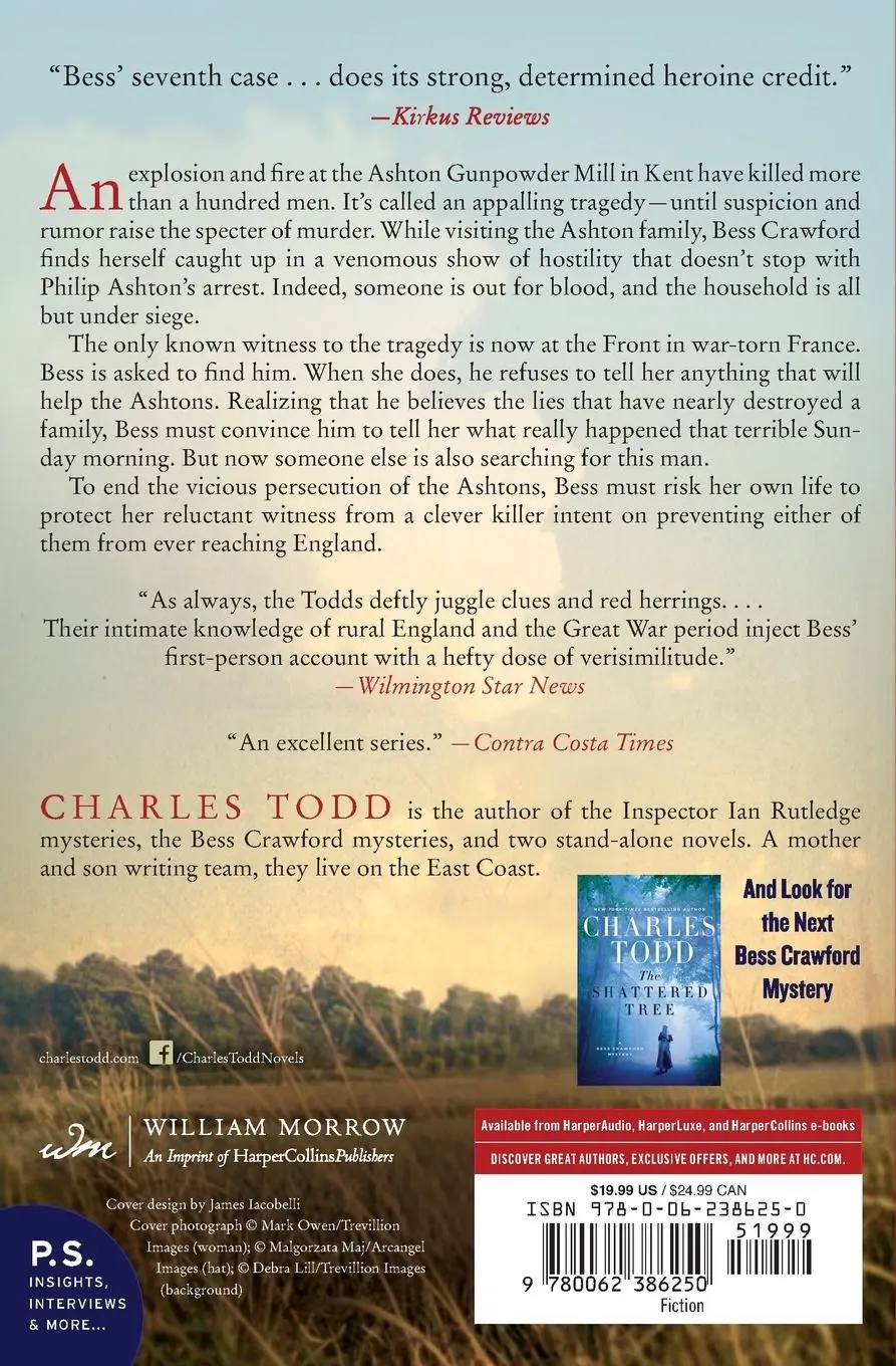Rückseite: 9780062386250 | Pattern of Lies, A | Charles Todd | Taschenbuch | Englisch | 2020