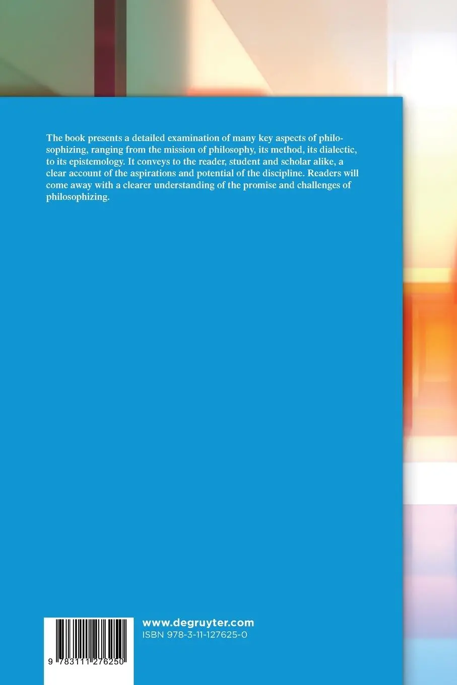 Rückseite: 9783111276250 | Philosophy Examined | Metaphilosophy in Pragmatic Perspective | Buch