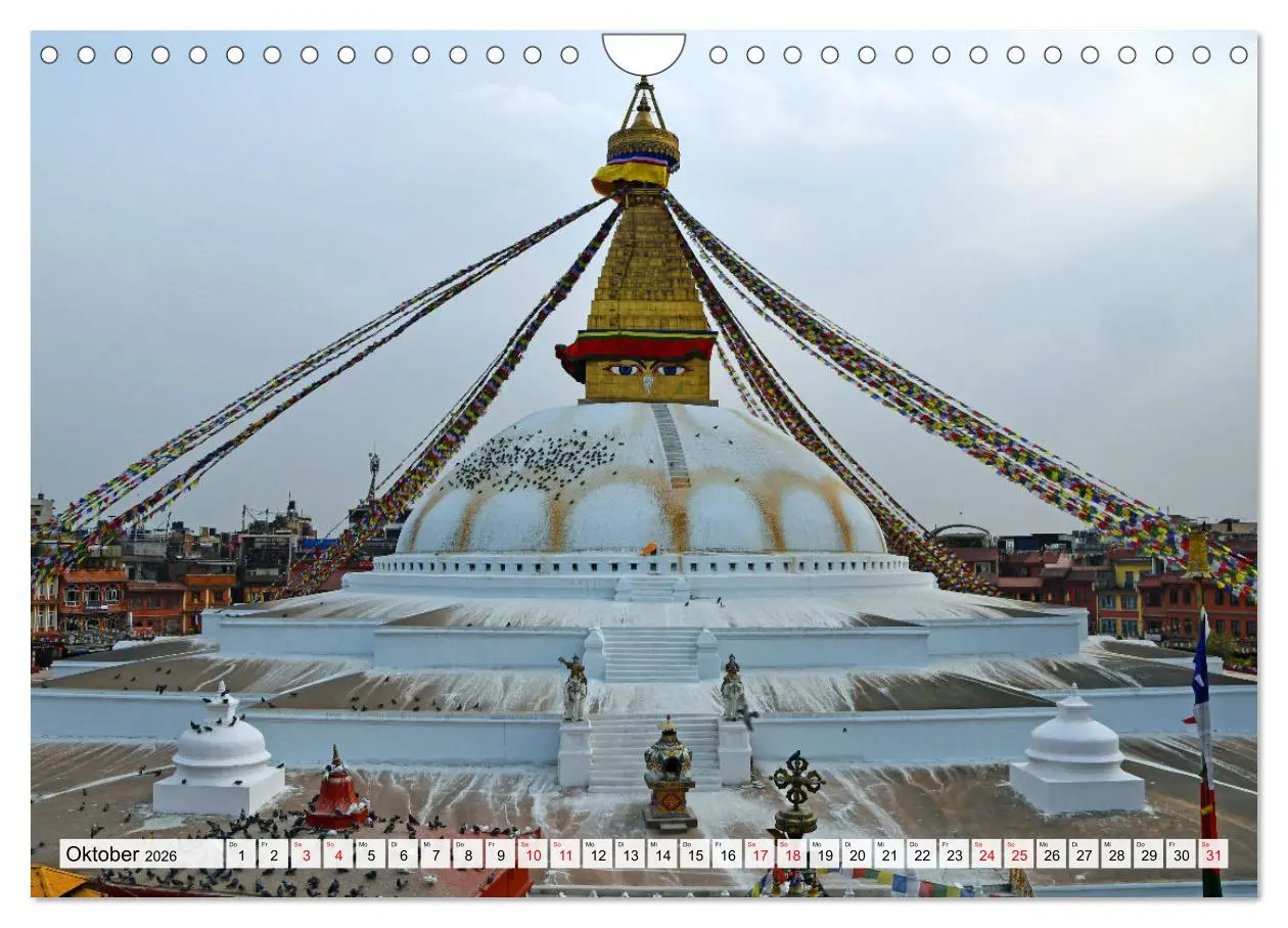 Bild: 9783457336250 | Einzigartiges NEPAL (Wandkalender 2026 DIN A4 quer), CALVENDO...
