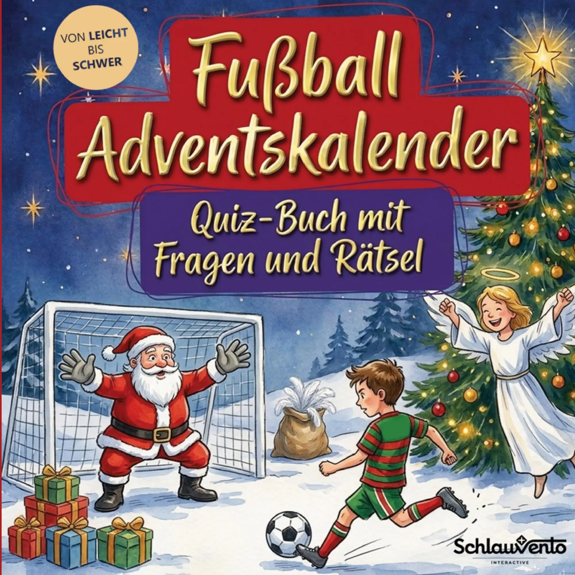 Cover: 9783693196250 | Fußball-Adventskalender: Quiz-Buch mit Fragen und Rätsel | Interactive