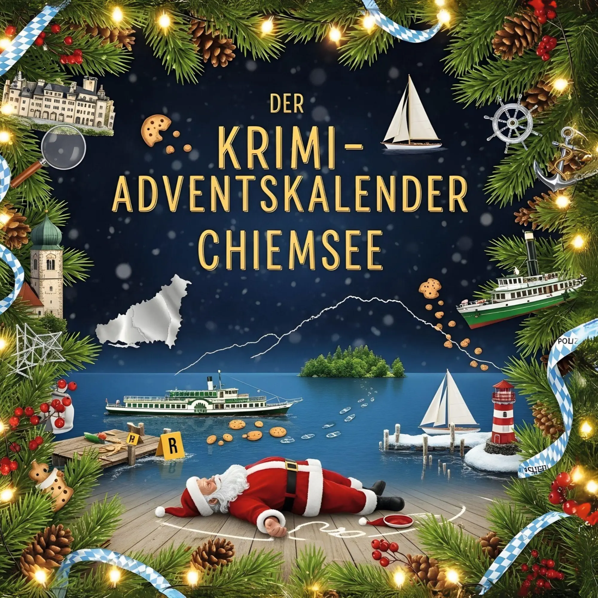 Cover: 9783695306350 | Der Krimi-Adventskalender Chiemsee | Mordsverdächtig in 24 Akten