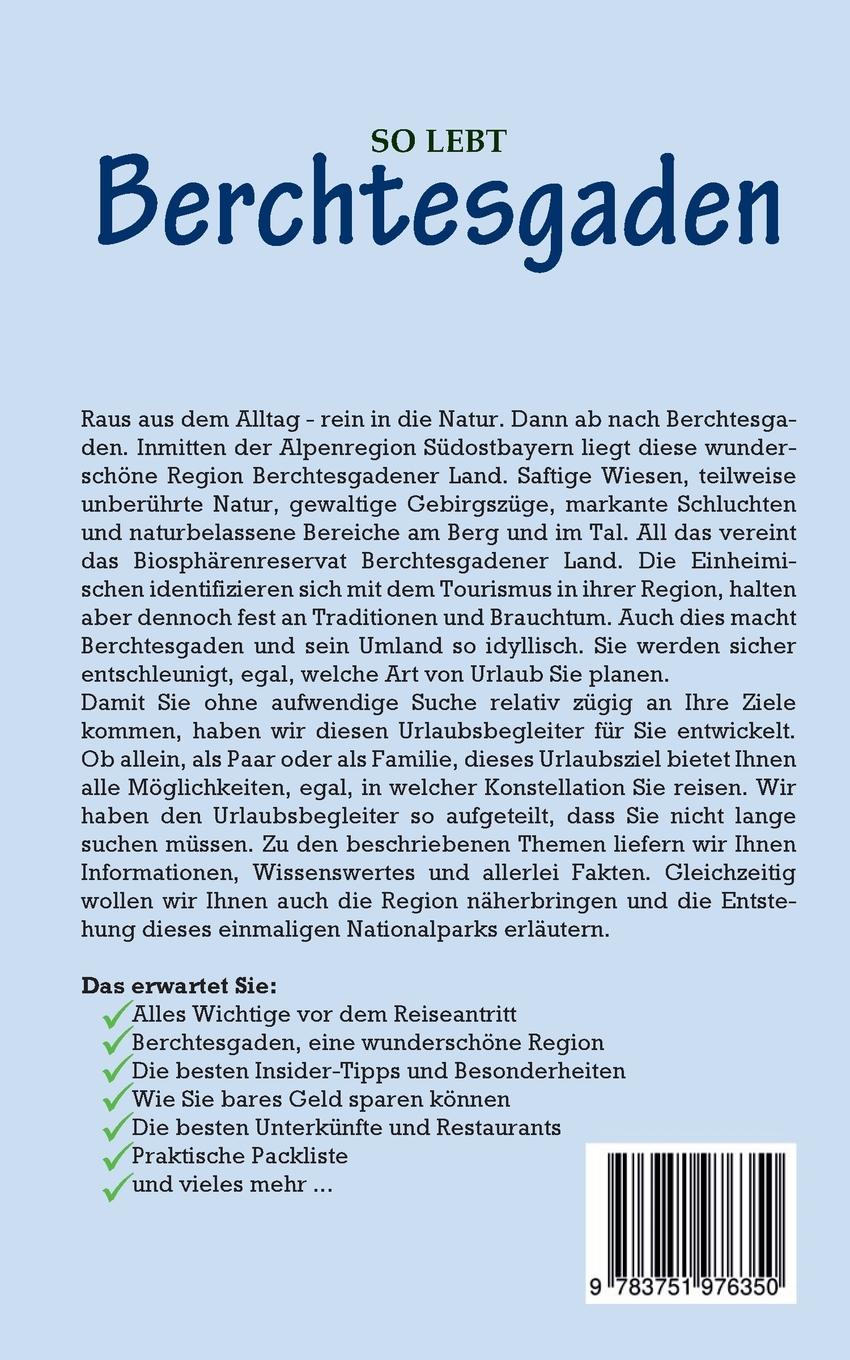 Rückseite: 9783751976350 | So lebt Berchtesgaden: Der perfekte Reiseführer für einen...