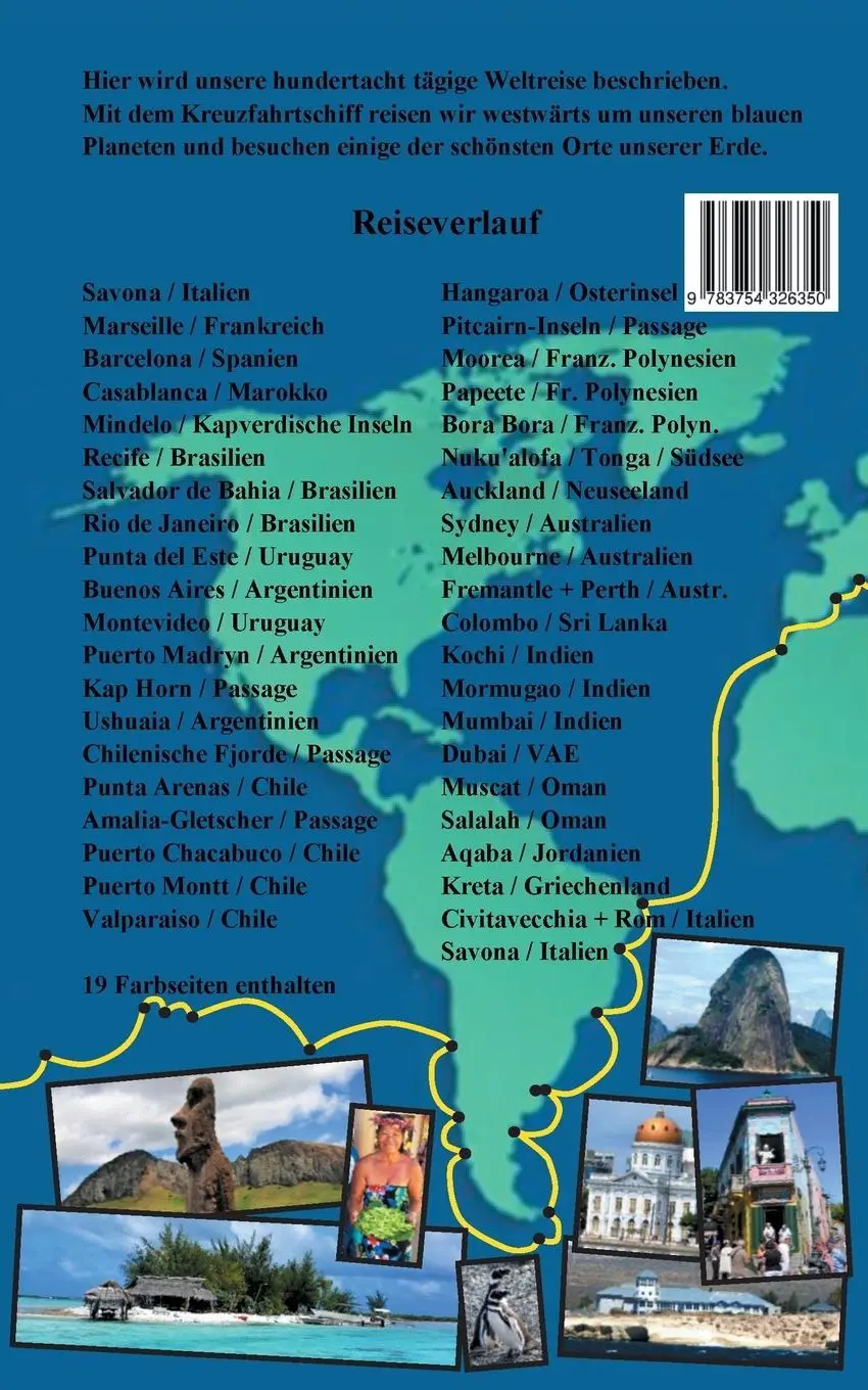 Rückseite: 9783754326350 | Weltreise Schöner blauer Planet | Wolfgang Pade | Taschenbuch | 96 S.