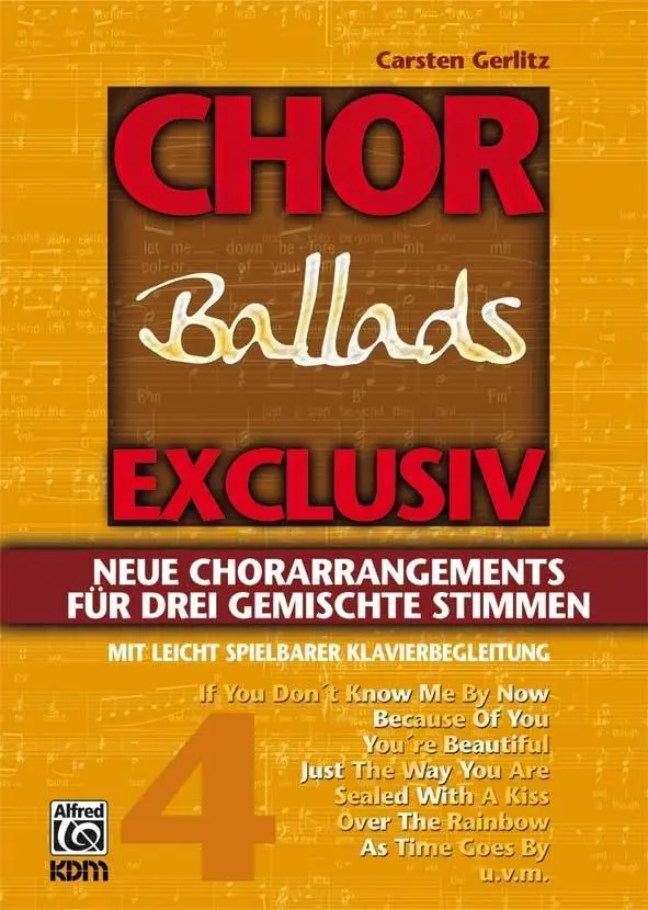 Cover: 9783933136350 | Chor exklusiv - Ballads | Carsten Gerlitz | Broschüre | 48 S. | 2007