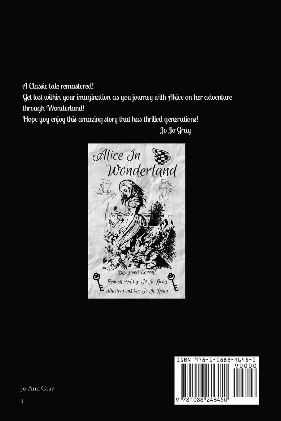 Rückseite: 9781088246450 | Alice In Wonderland | Lewis Carroll (u. a.) | Taschenbuch | Englisch