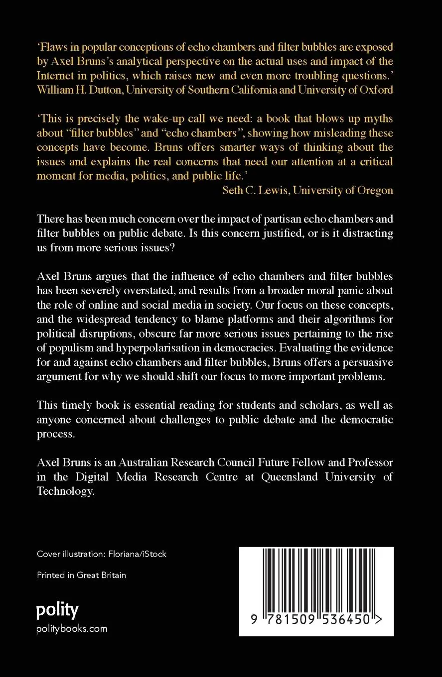 Rückseite: 9781509536450 | Are Filter Bubbles Real? | Axel Bruns | Taschenbuch | 160 S. | 2019