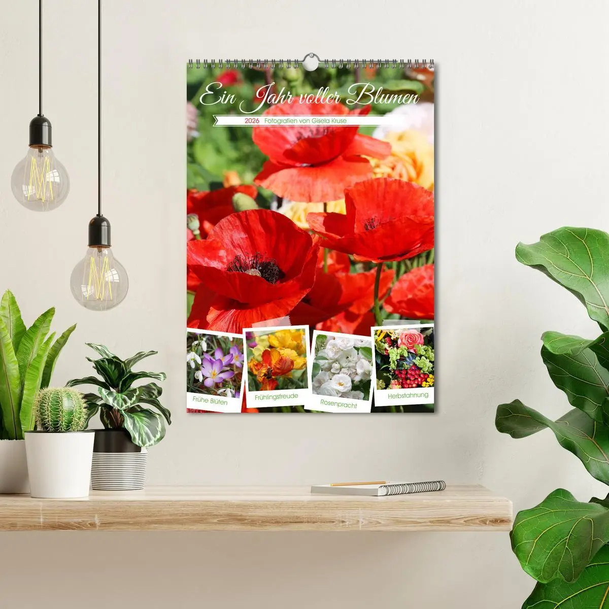 Bild: 9783516266450 | Ein Jahr voller Blumen (Wandkalender 2026 DIN A3 hoch), CALVENDO...