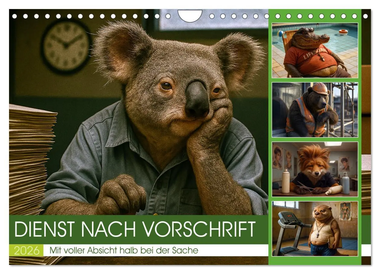 Cover: 9783516646450 | Dienst nach Vorschrift (Wandkalender 2026 DIN A4 quer), CALVENDO...