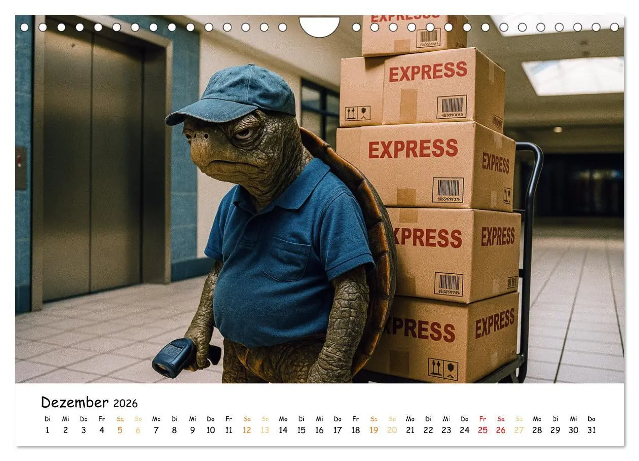 Bild: 9783516646450 | Dienst nach Vorschrift (Wandkalender 2026 DIN A4 quer), CALVENDO...