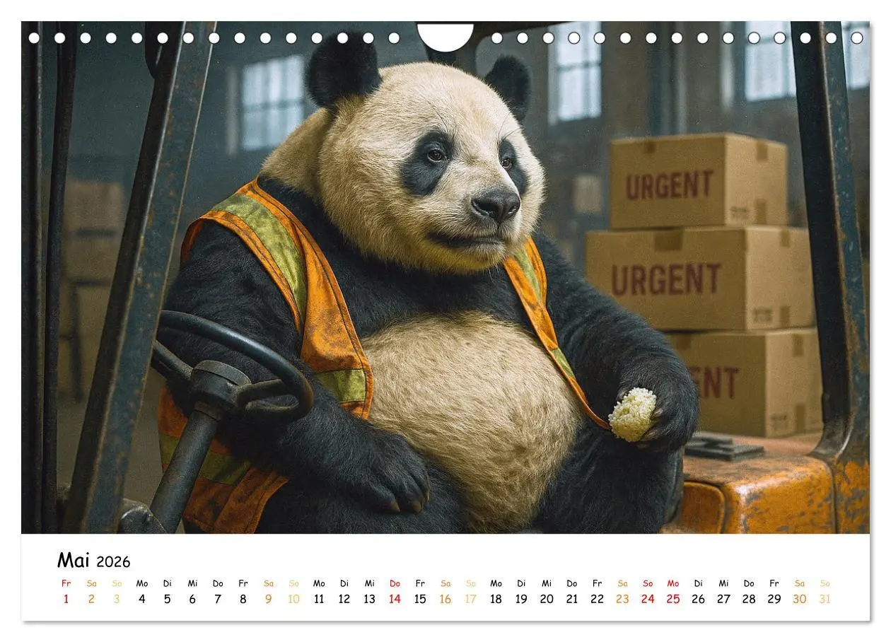 Bild: 9783516646450 | Dienst nach Vorschrift (Wandkalender 2026 DIN A4 quer), CALVENDO...