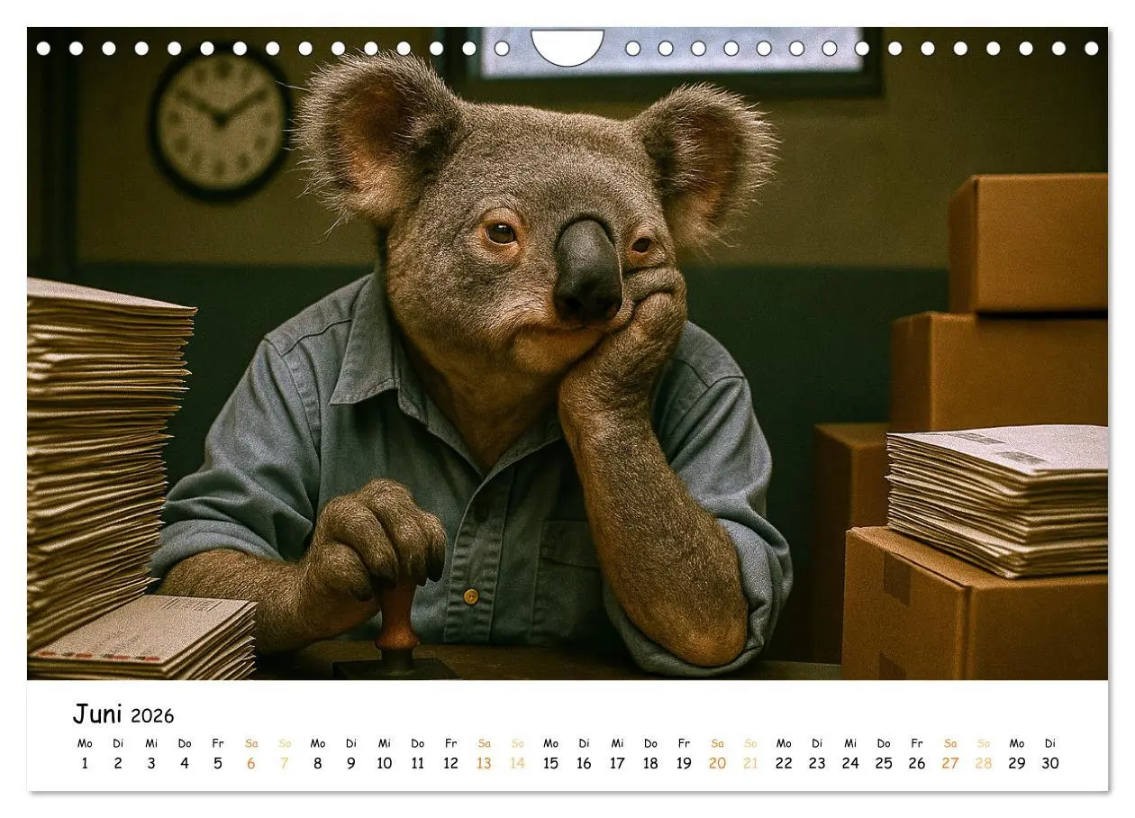 Bild: 9783516646450 | Dienst nach Vorschrift (Wandkalender 2026 DIN A4 quer), CALVENDO...