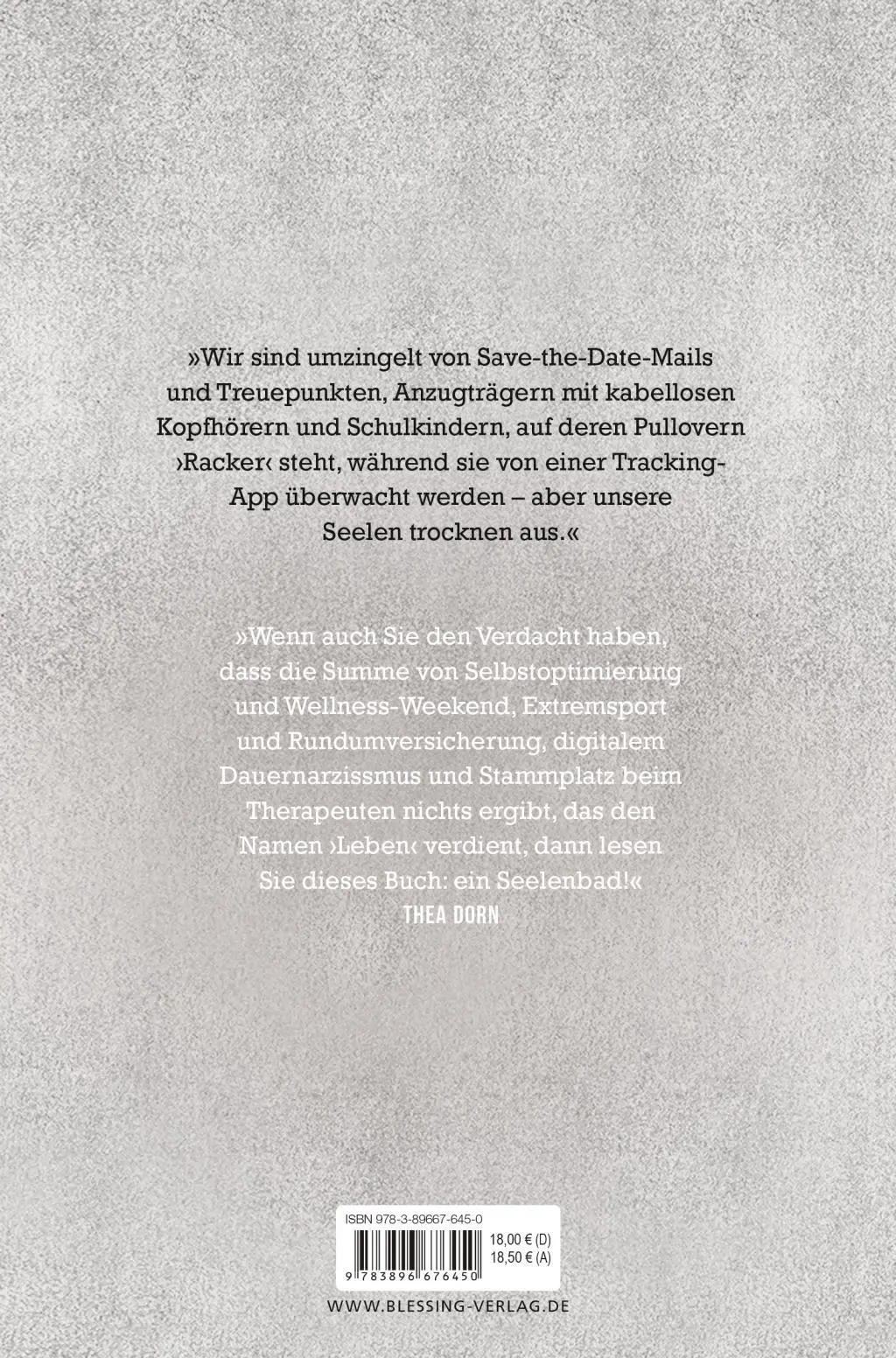 Bild: 9783896676450 | Die große Entzauberung | Vom trügerischen Glück des heutigen Menschen