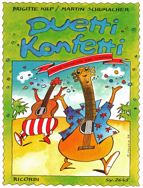 Cover: 9790204226450 | Duetti Konfetti | Leichte Stücke | Brigitte Kilp (u. a.) | Buch