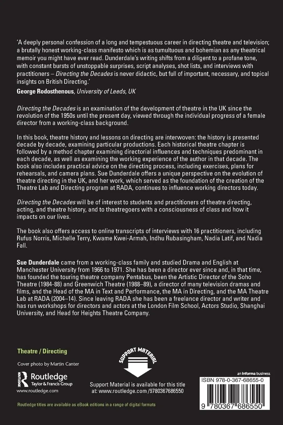 Rückseite: 9780367686550 | Directing the Decades | Sue Dunderdale | Taschenbuch | Englisch | 2021